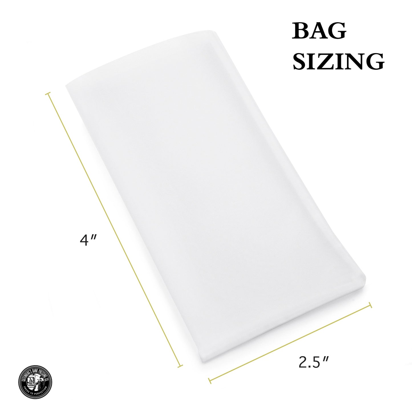 90u Micron Rosin Heat Press Bags 20-Pack 2 .5×4 Inch
