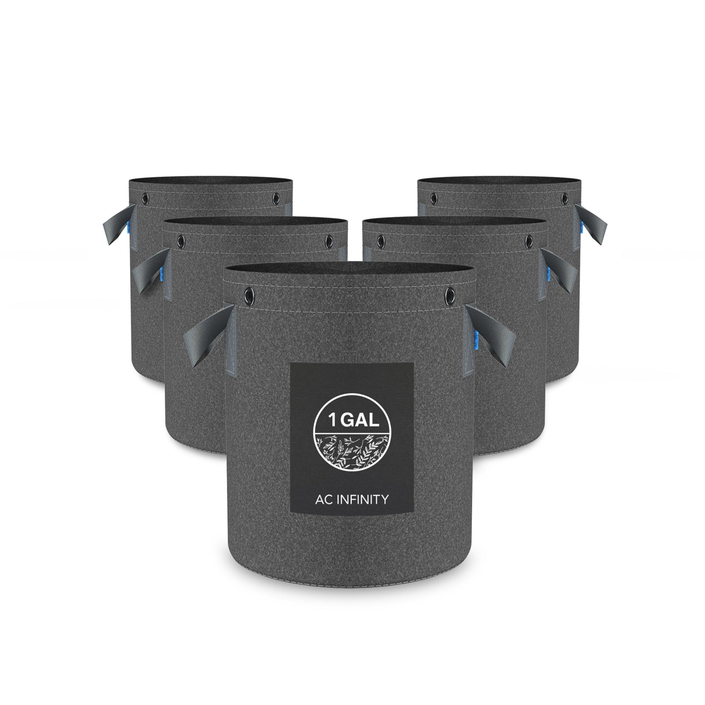 AC INFINITY HEAVY DUTY FABRIC POTS, 1GALLON