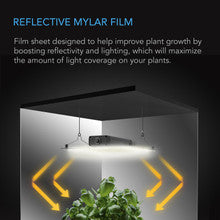 Ac Infinity MYLAR FILM ROLL, PET REFLECTIVE FOIL SHEET, 4 X 100 FT.