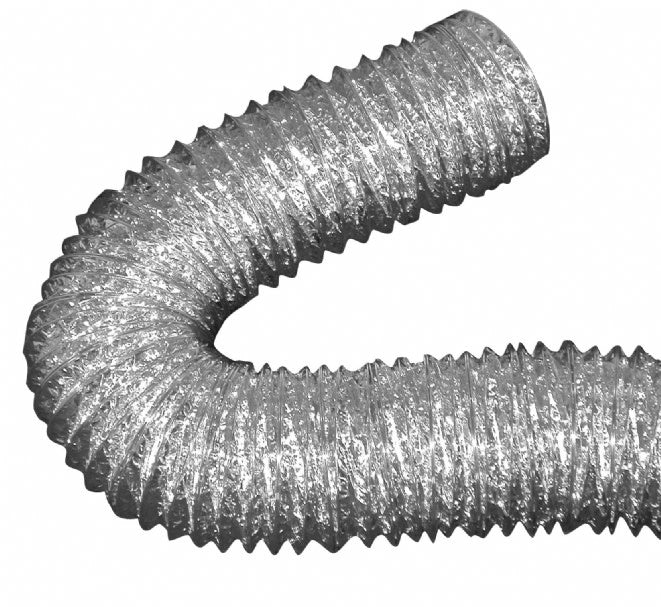 4" Flexible Duct, 25', Mylar and Wire