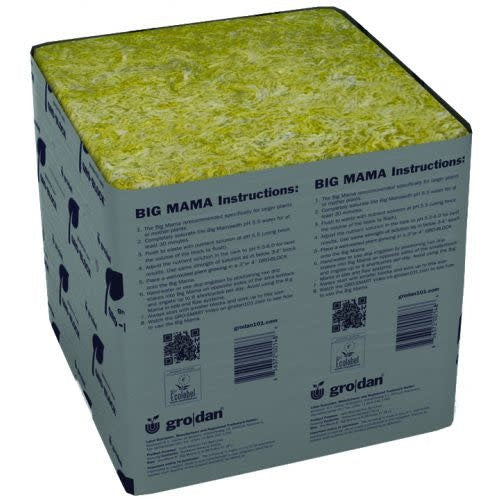 Grodan Big Mama 8in x 8in x 8in -