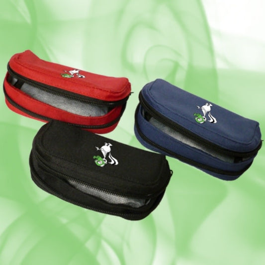 Black Pocket Pouch. discrete scent pouch